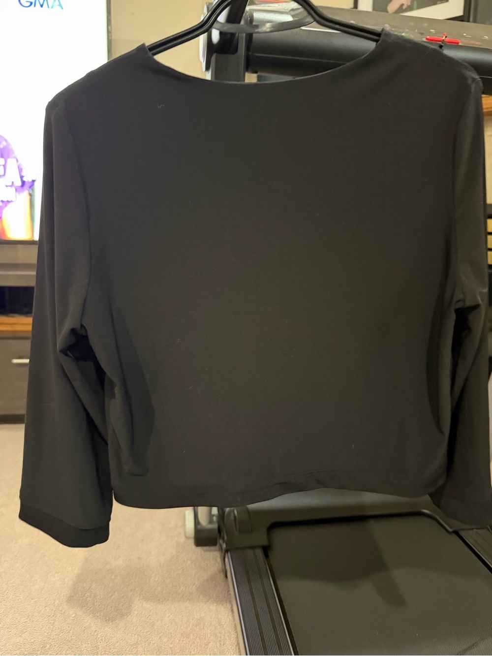Perceptions Black Button-Front Lightweight Top - Picture 4 of 4